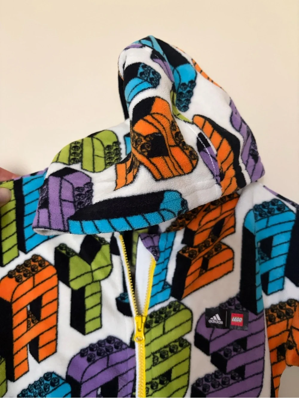 adidas X classic Lego fleece Zip-Up Onesie